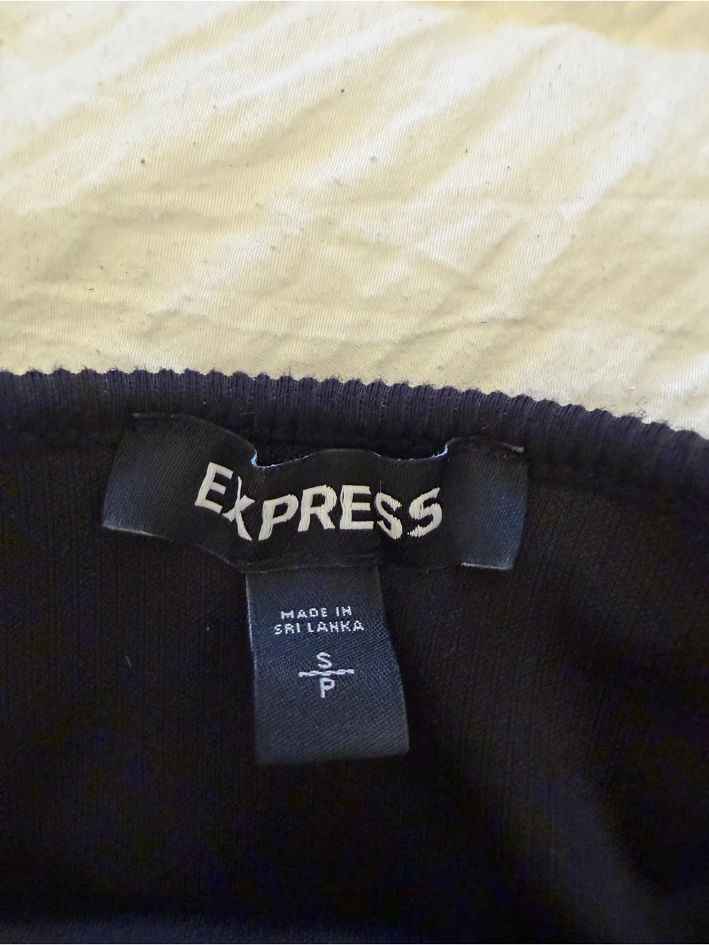 Express Black Off-Shoulder Ruffle Kids One-Piece Bodysuit